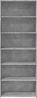Highboard, BuffetSchrank, Büroschrank Betongrau 70x41x185 cm Holzwerkstoff Bild 4