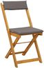 vidaXL Außen Bistro-Stühle 4 pcs Dunkelgrau 40 x 53 x 80 cm 42028098 Bild 4