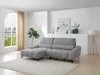 Vente-unique - ELOSIA Sofa Stoff Grau - B 175 cm x H 105 cm83 cm x L 270 cm Bild 3
