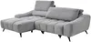Vente-unique - ELOSIA Sofa Stoff Grau - B 175 cm x H 105 cm83 cm x L 270 cm Bild 5