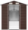 vidaXL Gerätehaus Braun 191x725x198 cm Verzinkter Stahl 3188271 Bild 5