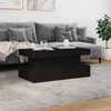 vidaXL Couchtisch mit LED-Leuchten Schwarz 90x50x40 cm 839848 Bild 4