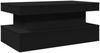 vidaXL Couchtisch mit LED-Leuchten Schwarz 90x50x40 cm 839848 Bild 3