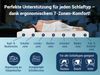 Matratze KSP-500 - Das Original - 7-Zonen- Kaltschaummatratze mit waschbaren Klimafaserbezug, Größe: 80x200, Härtegrad: H2 Bild 4