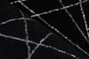 Teppich >Bijou< in Schwarz / Silber, 100% Polyester - 150x80cm (LxB) Bild 3