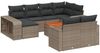 vidaXL 11-tlg. Garten-Sofagarnitur mit Kissen Grau Poly Rattan 3261310 Bild 2