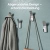 Mai & Mai Wandgarderobe Kleiderhaken Garderobenhaken 4 Stück BxTxH: 24x9x75cm Stalo-13, aus hochwertiger Zinklegierung, Minimalistische Design Bild 4