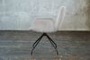 KAWOLA Stuhl NEW CHARME Drehstuhl Esszimmersessel Cord hellgrau 87 x 66 x 59 cm Bild 4