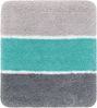 Homie Living Badematte Rio Marina, Höhe 30 mm, rutschhemmend beschichtet, schnell trocknend, fußbodenheizungsgeeignet, Polyester, rechteckig, flauschiger Badteppich, modern gestreift, waschbar, Badezimmerteppich Bild 2