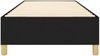 Boxspringbettgestell, Einzelbett Schwarz 90x200 cm Stoff Bild 5