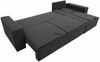 Wohnero24 modernes Ecksofa MARVIN Cord Dunkelgrau 298 x 180 cm – Eckcouch L-Form mit Schlaffunktion 250 x 150 cm, universelle Ottomane Bild 5