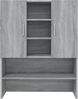 vidaXL Waschmaschinenschrank Grau Sonoma 70,5x25,5x90 cm 815946 Bild 4