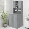 vidaXL Waschmaschinenschrank Grau Sonoma 70,5x25,5x90 cm 815946 Bild 3