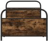 Einzelbettgestell Design für Erwachsene ohne Matratze 107x203 cm Räuchereiche Holzwerkstoff d3840e Bild 5