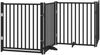 vidaXL 12-tlg. Hundetor mit Tür Faltbar Schwarz 960 cm Pappelholz 3155744 Bild 3