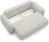 Sofa 3-Sitzer mit Schlaffunktion GASTON in Stoff Puente Beige Bild 4