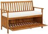 vidaXL Garten Aufbewahrungsbank Akazienholz Massiv 120 x 63 x 84 cm 44126 Bild 3