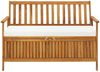 vidaXL Garten Aufbewahrungsbank Akazienholz Massiv 120 x 63 x 84 cm 44126 Bild 2