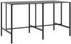 vidaXL 9-tlg. Gartenbar-Set Schwarz Pulverbeschichteter Stahl 3283754 Bild 3