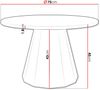 Couchtisch Elskin (Farbe: Schwarz / Bianco Marmor) Bild 3