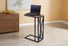 Beistelltisch Laptoptisch massiv natur 47,5x27x67,5 cm Akazie schwarz GRANADA 71418326 Bild 2