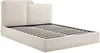 Vente-unique - NAYOLA Bett Stoff Beige - B 221 cm x H 102 cm x L 169 cm Bild 2