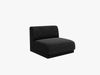 Micadoni Modul Armlos Miley Chenille Haga Schwarz Bild 2