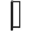 vidaXL Bartischbeine T-Form 2 Stk. Schwarz 60x35x(100-101) cm Stahl 4013092 Bild 5
