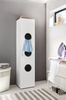 Wäscheschrank >MRK Multiraumkonzept< in WEISS - 40x185x68cm (BxHxT) Bild 2