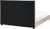 Wasserbett Samtstoff ROUEN 160 x 200 cm Taupe Bild 5
