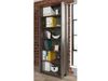 Ablageelement >Celon< in Old Wood Vintage, Betonoptik Dunkelgrau Nachbildung / Old Wood Vintage Nachbildung, 220,7 x 41,6 x 86 cm Bild 4