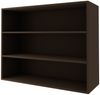Küchenhängeschrank LAMELLO Wandschrank 90x32,5x72cm grifflos Farbe: lava / schwarz matt W3/90 Bild 3