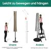 Sekey Schutzhülle für Ø 300 cm Sonnenschirm, Abdeckhauben für Sonnenschirm Bild 5