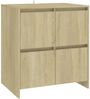 vidaXL 2-tlg. Sideboard Sonoma-Eiche Holzwerkstoff [3098083] Bild 3