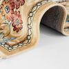 Orientalischer Samt-Teppich Fransen Oriental Flowers Creme Cord - 160x230x0,5cm Bild 3