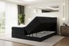 ALTDECOR 'OTTA KING' Boxspringbett, (Multipocket-Matratze H4, H3 Bonellfederung, Topper, Kopfteil), Schwarz Casablanca, 180x200 cm Bild 3
