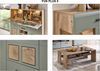 Couchtisch >Kathlin< in Viking Eiche Dekor, Holzwerkstoff - 110x40x65cm (BxHxT) Bild 4