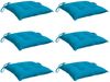 vidaXL Stuhlkissen 6 Stk. Hellblau 40x40x7 cm Oxford-Gewebe 361464 Bild 3