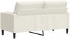 vidaXL 2-Sitzer-Sofa mit Zierkissen Creme 140 cm Samt 3278227 Bild 5
