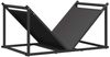 vidaXL Brennholzregal Schwarz 70x43x34,5 cm Kaltgewalzter Stahl 864173 Bild 2