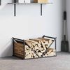 vidaXL Brennholzregal Schwarz 70x43x34,5 cm Kaltgewalzter Stahl 864173 Bild 3