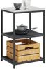 vidaXL Küchenaufbewahrung mit Regal Anthrazit 60 x 50 x 92 cm Stahl 874963 Bild 3