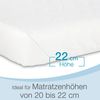 Bestschlaf Matratzenbezug, 140 x 200 x 20-22 cm Bild 3