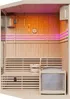 Vente-unique - KALSOY Sauna Holz, Platte Beige - B 150 cm x H 200 cm x L 150 cm Bild 3
