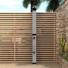 HOME DELUXE Solardusche OLYMP - Gebürstetes Nickel / Schwarz Bild 2