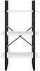 vidaXL Standregal Weiß 60x30x105 cm Massivholz Kiefer 806513 Bild 5