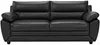 Vente-unique - Sofa 3-Sitzer - Kunstleder - Schwarz - MANOA Bild 4