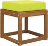 vidaXL Sitzkissen für Outdoor Grün 40 x 40 x 8 cm 100 % Polyester 900936 Bild 3