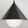 Elstead Lighting Remyck Pendelleuchte 1-flammig Schwarz Bild 2