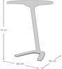 ASSMANN Laptoptisch Pontis Grau 60x50x72cm Metall Holz Melaminoberfläche Bild 4